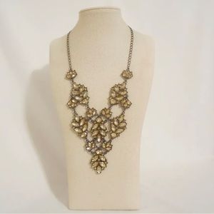 Thalia Sodi GreyTone Marquise & Round Crystal Statement Necklace Q609